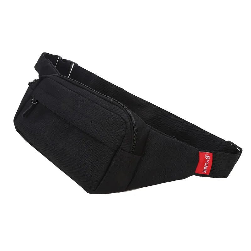Unisex Canvas Waist Bag – Small Crossbody Fanny Pack for Men and Women