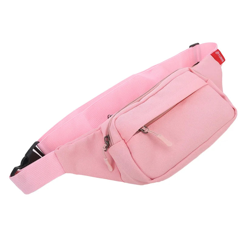 Unisex Canvas Waist Bag – Small Crossbody Fanny Pack for Men and Women