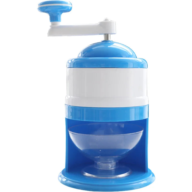 Portable Hand Crank Ice Crusher & Snow Cone Maker