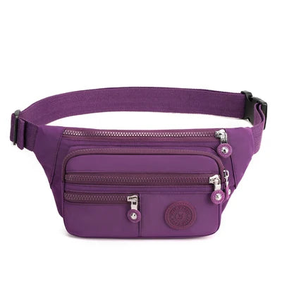 Korean Style Crossbody Nylon Waist Pack