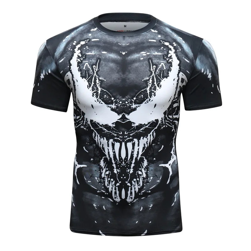 MMA BJJ Rashguard T Shirts+Pants Rash Guard Fitness Tracksuit Boxing Jerseys Muay Thai Compression Men  Kickboxing Sport Suit