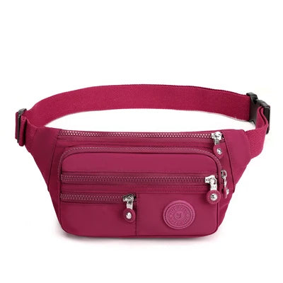 Korean Style Crossbody Nylon Waist Pack