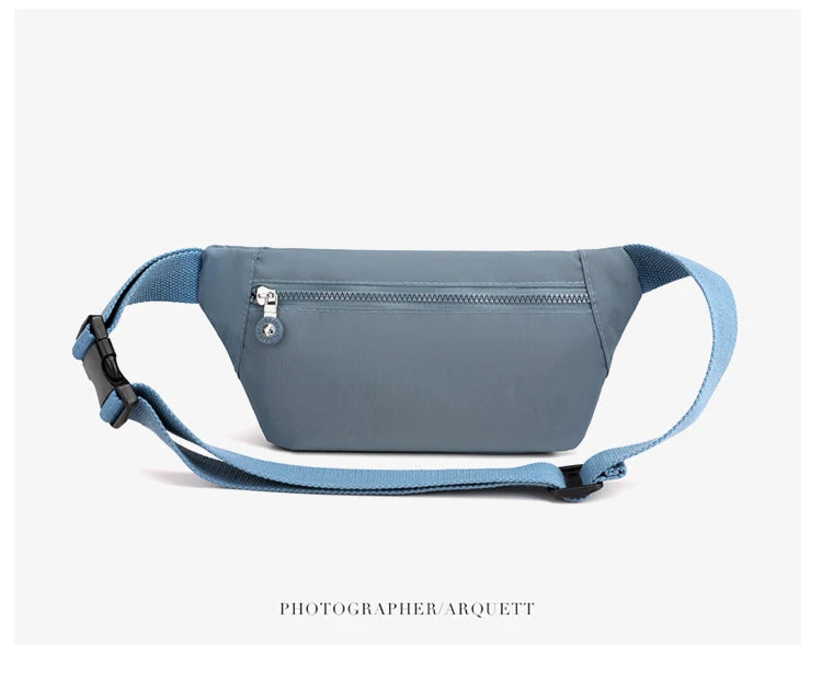 Korean Style Crossbody Nylon Waist Pack