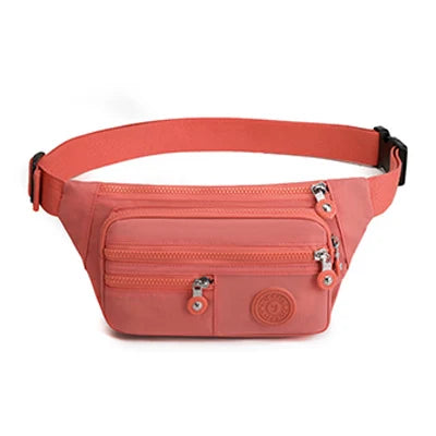 Korean Style Crossbody Nylon Waist Pack