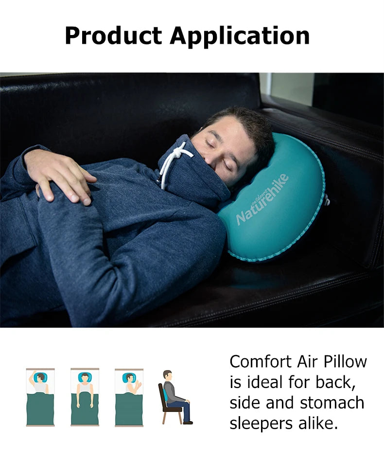 Portable Inflatable Travel Pillow