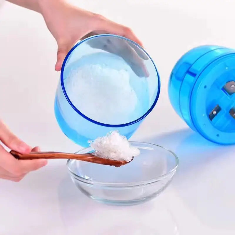 Portable Hand Crank Ice Crusher & Snow Cone Maker