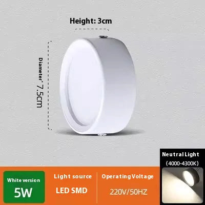 Non-Perforated Ceiling Light