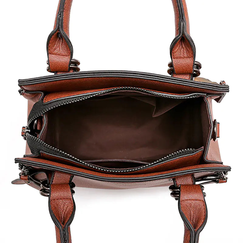 Elegant PU Leather Women's Handbag – Stylish, Durable & Spacious Tote for Everyday Use