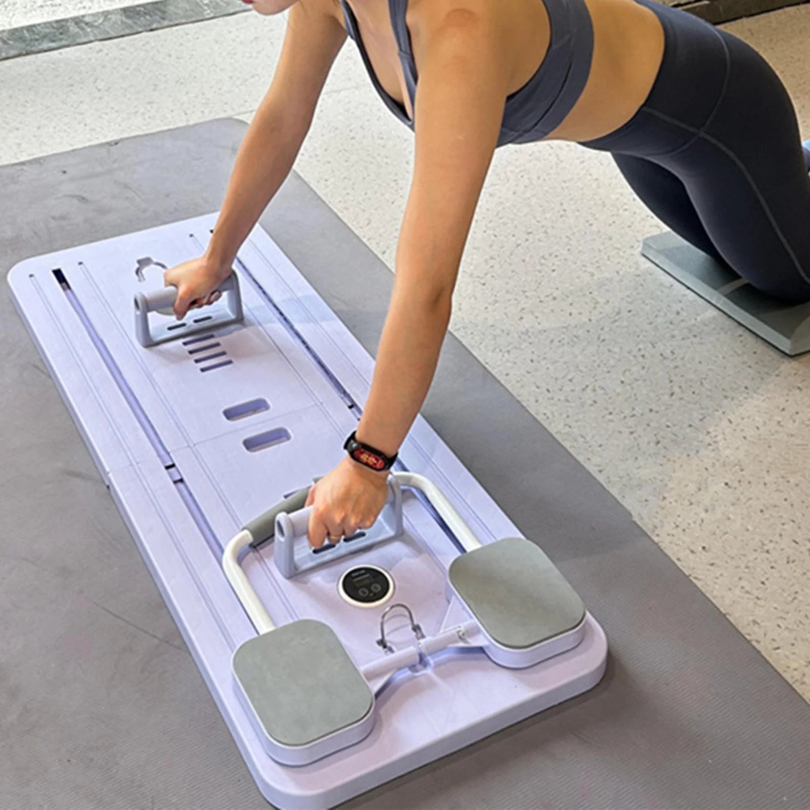 Multifunctional Abdominal Fitness Board - Automatic Rebound Muscle Trainer