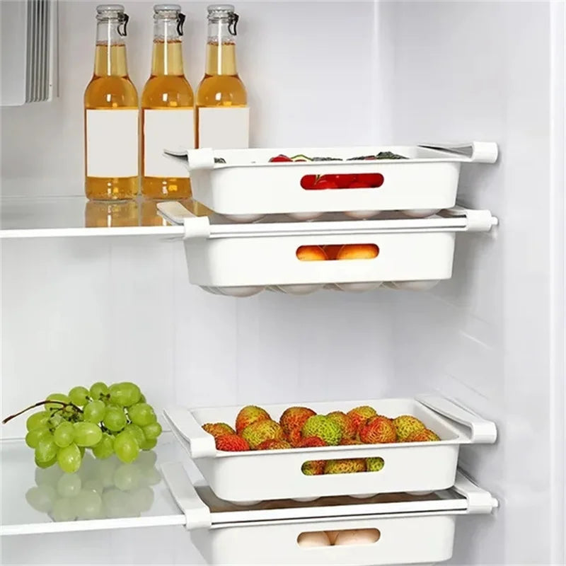 Refrigerator Pull-Out Drawer Organizer – Fruit & Veggie Storage