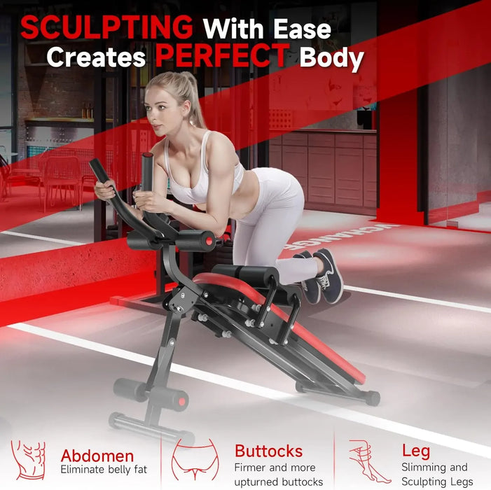 Foldable Ab Trainer Machine for Home Gym