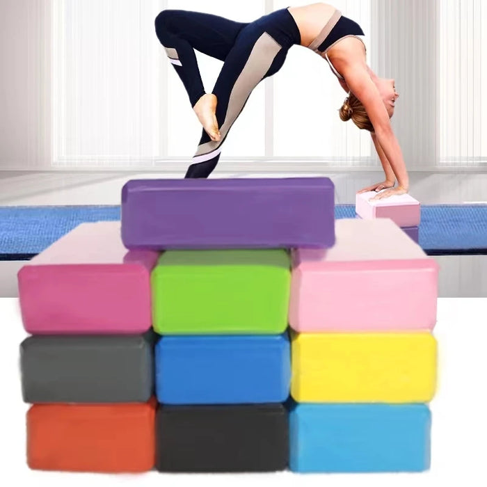 2PCS EVA Yoga Blocks – Foam Fitness Brick for Stretching, Yoga, and Body Shaping