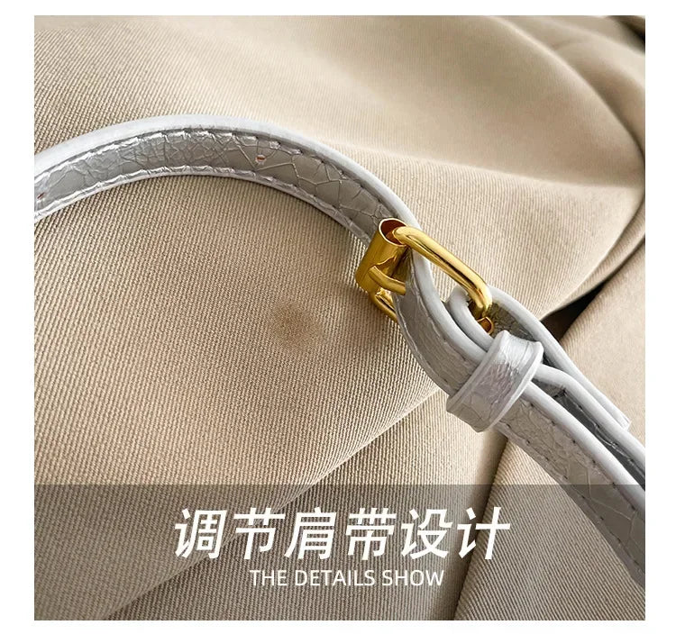 New Arrival 2025 Spring: Structured Textured Crossbody - Envelope Style, Detachable Chain, Women's Purse for Work & Events