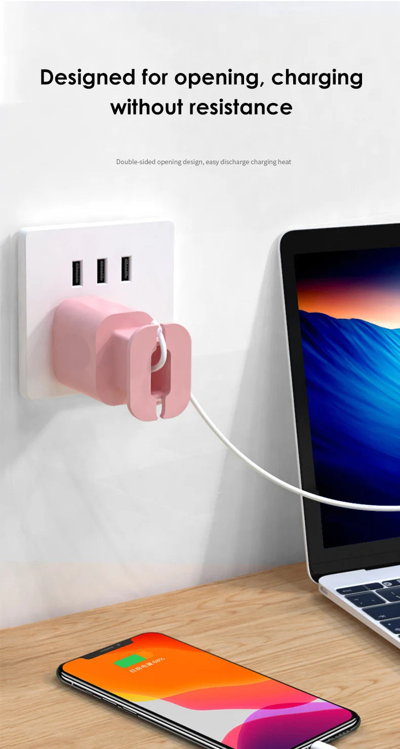 Silicone Cable Winder & Charger Protector