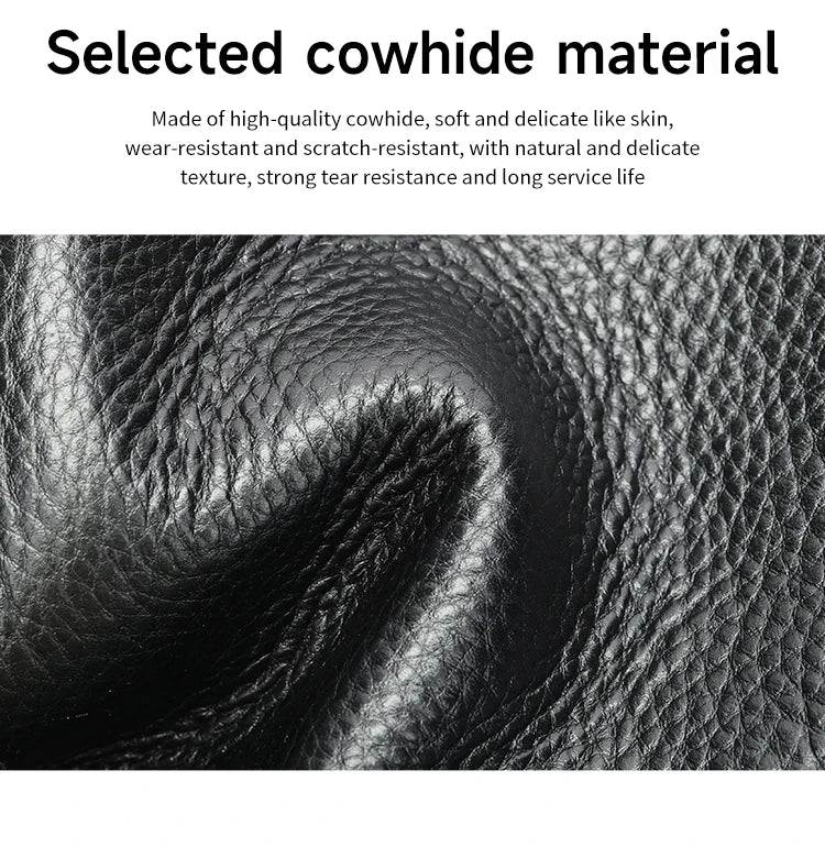WESTAL Leather Chest Bag Men's Premium Layer Cowhide Chest Cross Bag Trend Shoulder Chest Bag