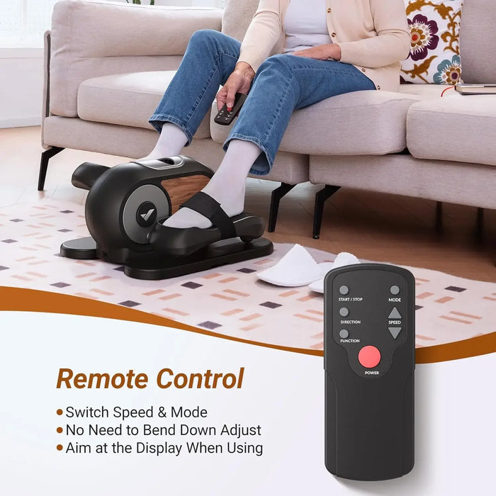 Under Desk Elliptical with Remote Control & Adjustable Speeds