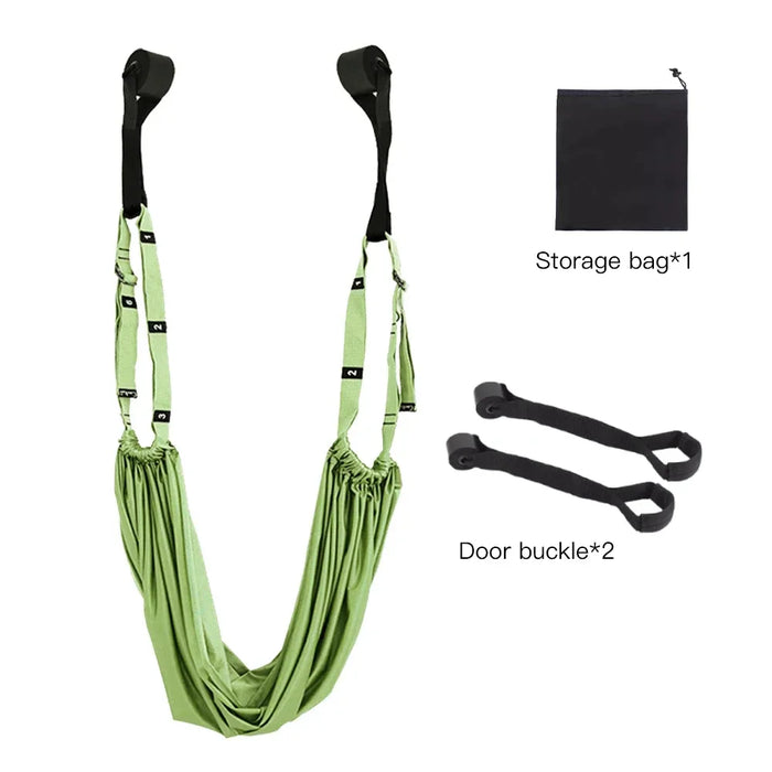 Aerial Yoga Hammock Strap – Stretching and Inversion Trainer for Flexibility and Strength