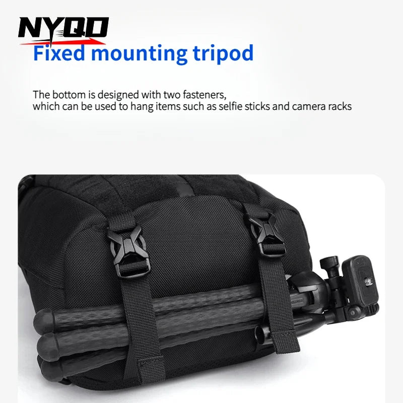 Mens Large Capacity Sports Waterproof Chest Bag Men Tactical Multifunctional Crossbody Bag Travel Shoulder Bags Рюкзаки Мужские