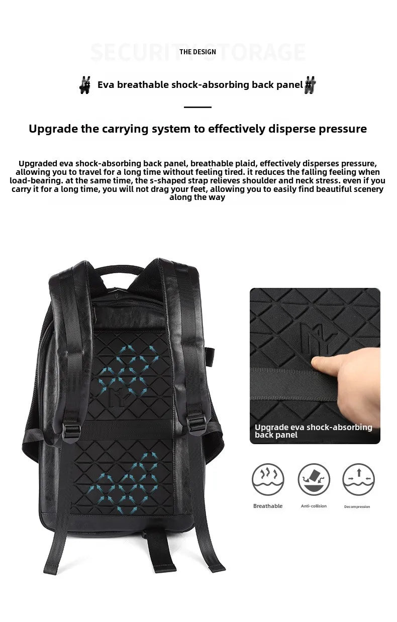 Men Waterproof Laptop Backpack Large Capacity Business Backpack Male Travel Sport Daypack Anti Theft Rucksack Рюкзак С Экраном