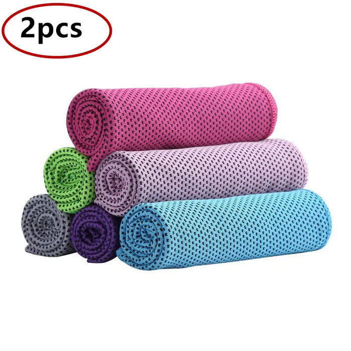 Quick-Dry Cooling Towels for Fitness & Outdoor Activities