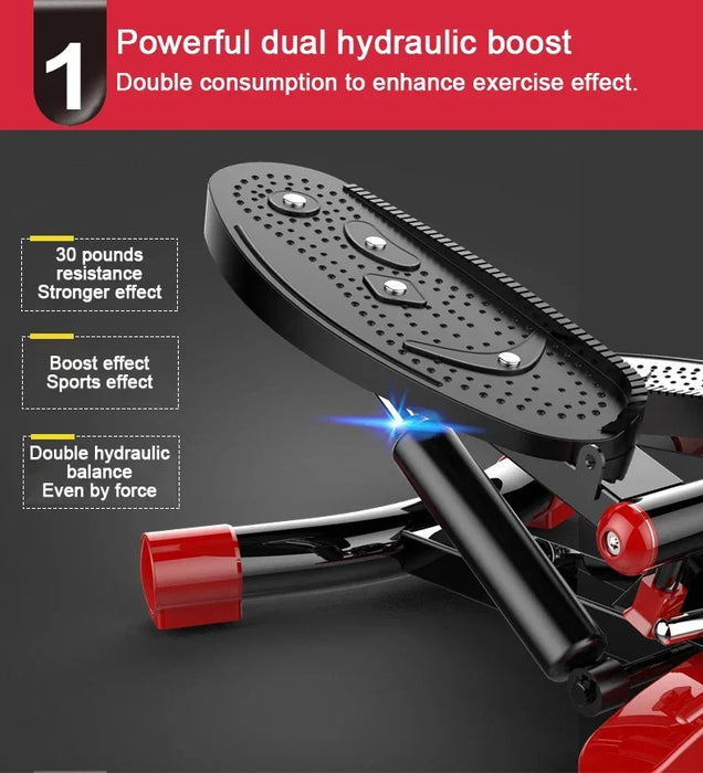 Silent Stepper Machine - Multifunctional Foot Pedal Hydraulic Fitness Equipment