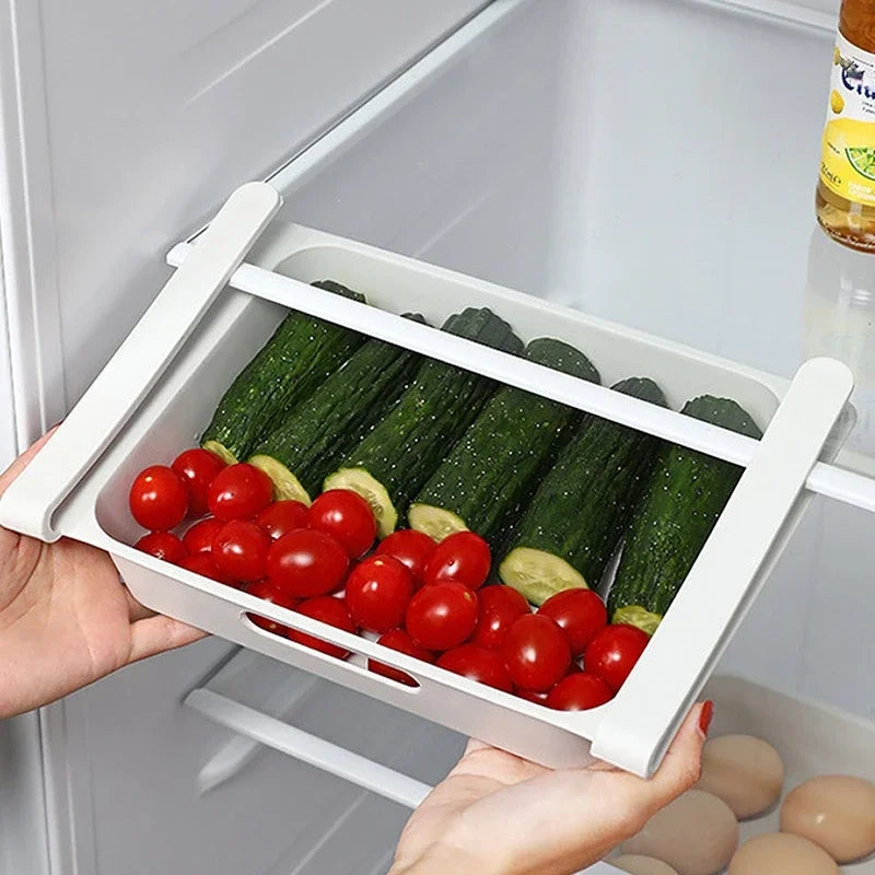 Refrigerator Pull-Out Drawer Organizer – Fruit & Veggie Storage