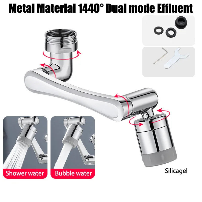 1080° Swivel Stainless Steel Faucet Extender