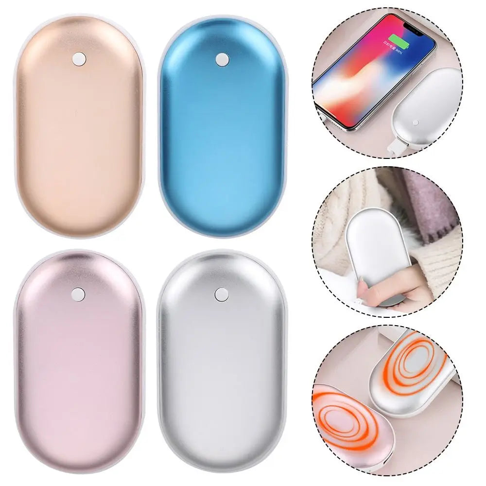 2-in-1 Rechargeable Hand Warmer & Power Bank