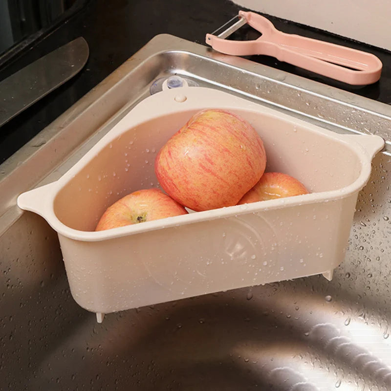 Stainless Steel Corner Sink Drain Basket