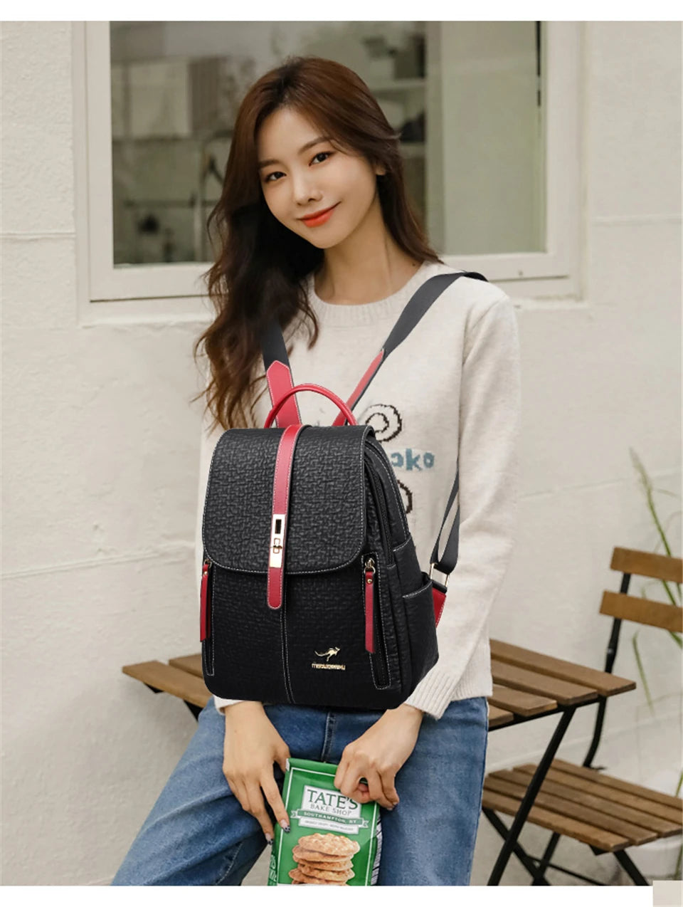 Fashion Backpacks Female High Quality Leather Bagpack for Women Rucksacks Large Capacity School Bag Ladies Travel Bags Mochilas