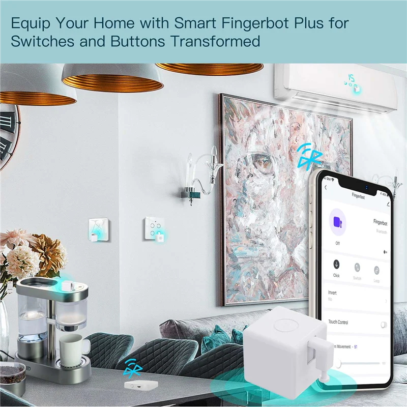 Smart Fingerbot Switch Pusher – Bluetooth Remote Control