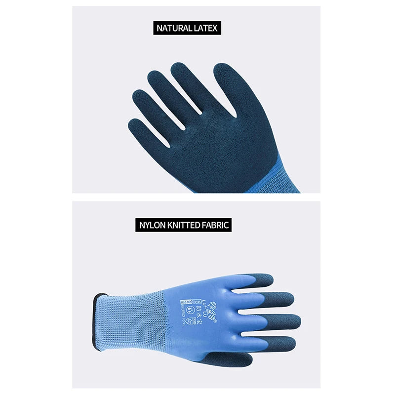 Waterproof Latex Coated Work Gloves