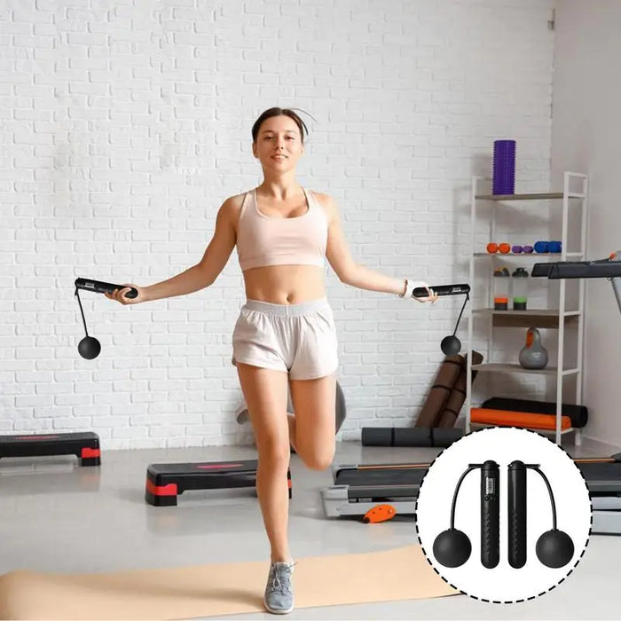 Digital Jump Rope with Counter & Weighted Handles