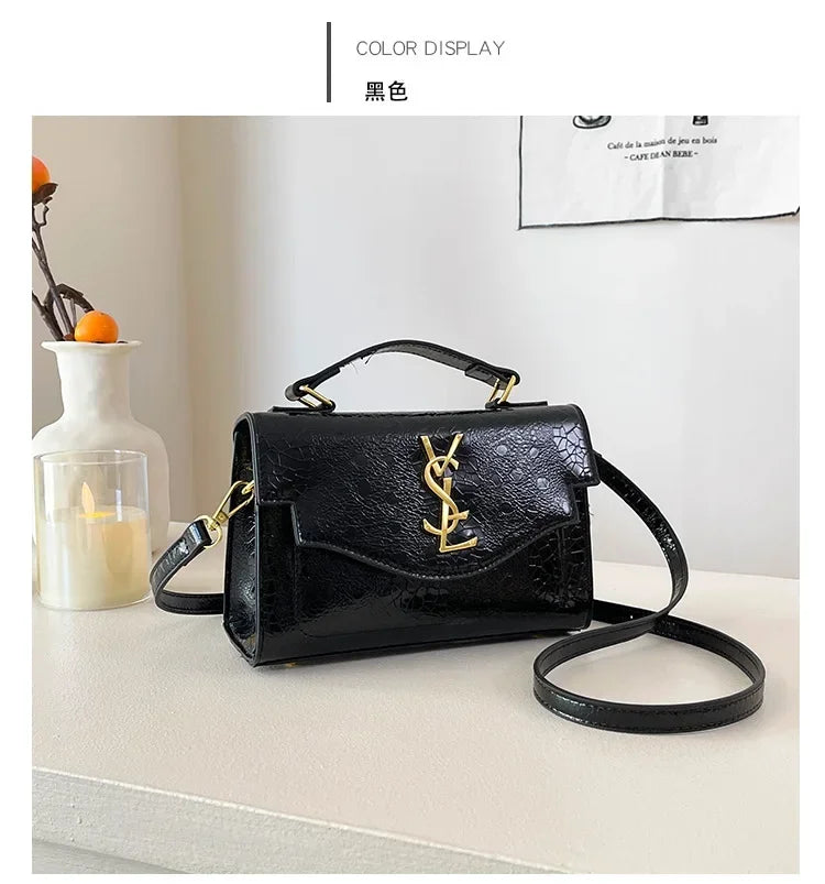 New Arrival 2025 Spring: Structured Textured Crossbody - Envelope Style, Detachable Chain, Women's Purse for Work & Events