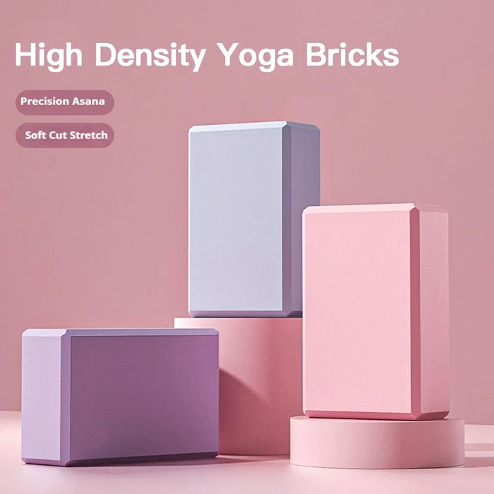 High-Density EVA Yoga Bricks – Foam Blocks for Stretching, Yoga, and Body Shaping