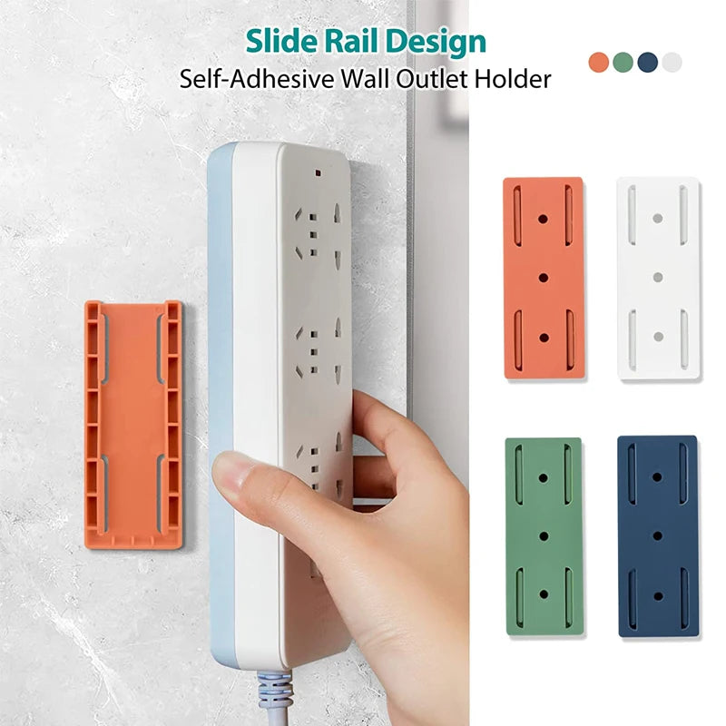 Self-Adhesive Wall Socket Holder