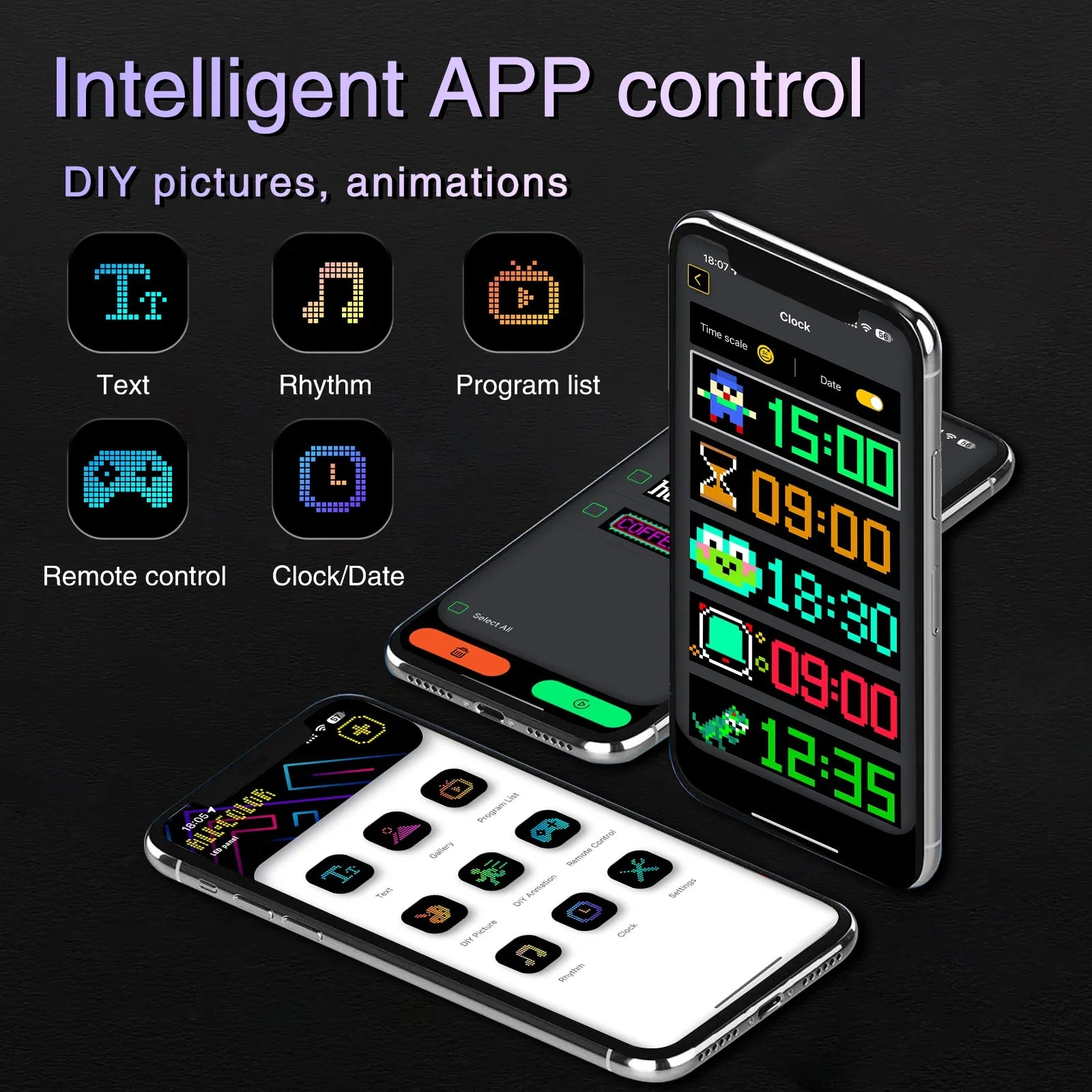 Scrolling LED Matrix Panel – Programmable Flexible Screen for Car, Shop, or Advertisement