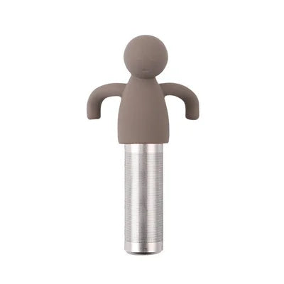 Creative Little Man-Shaped Tea Infuser with Silicone and Stainless Steel