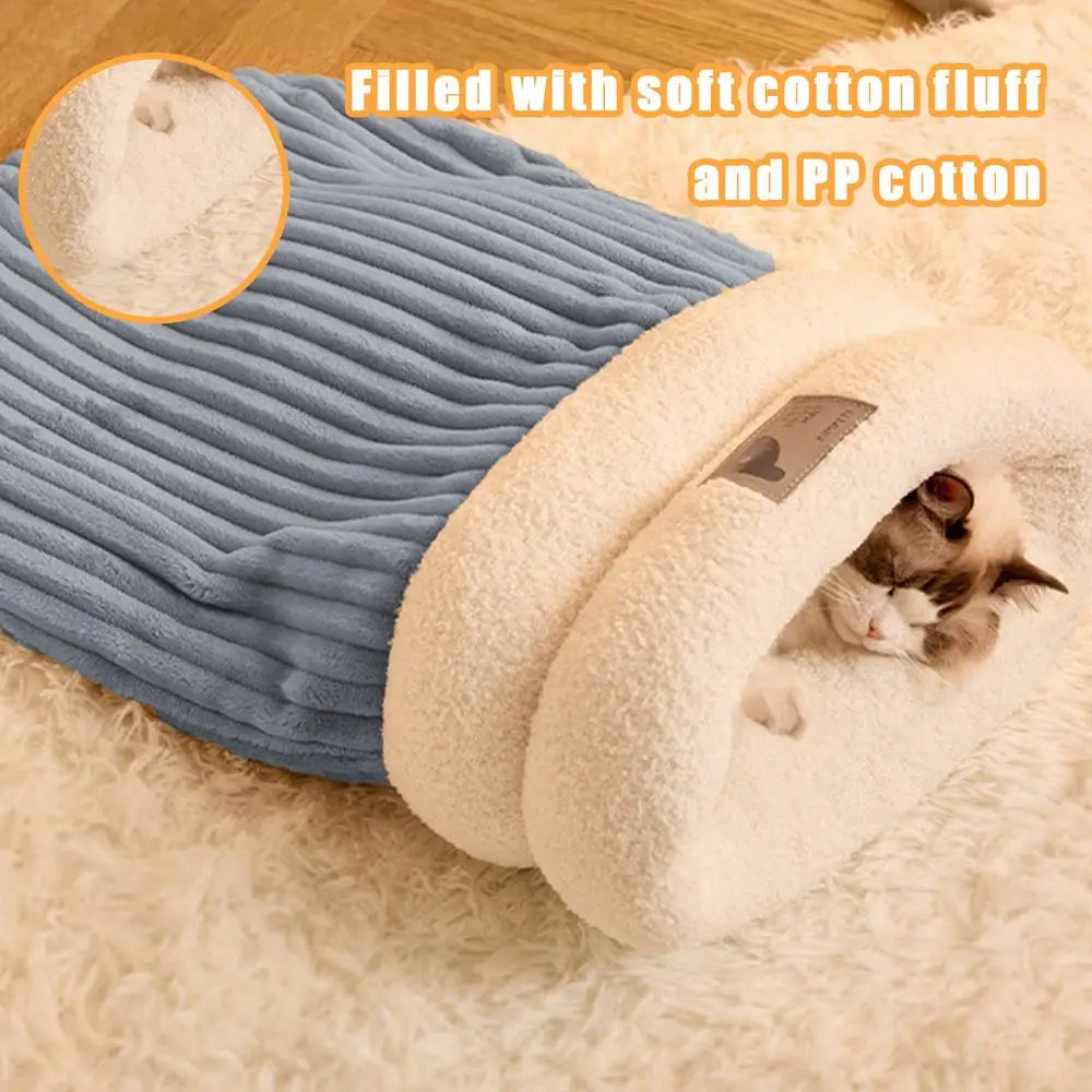 Plush Cat Sleeping Bag