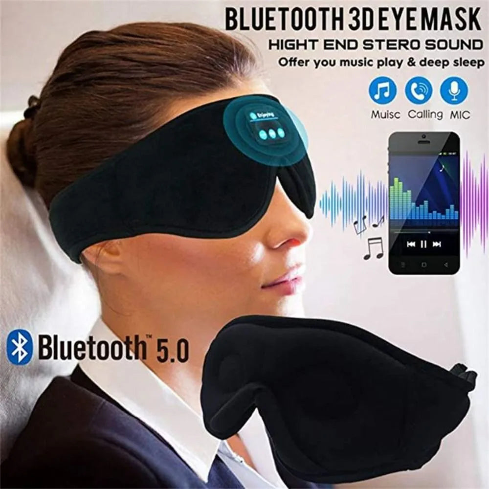 Stereo Wireless 3D Eye Mask with Bluetooth 5.0