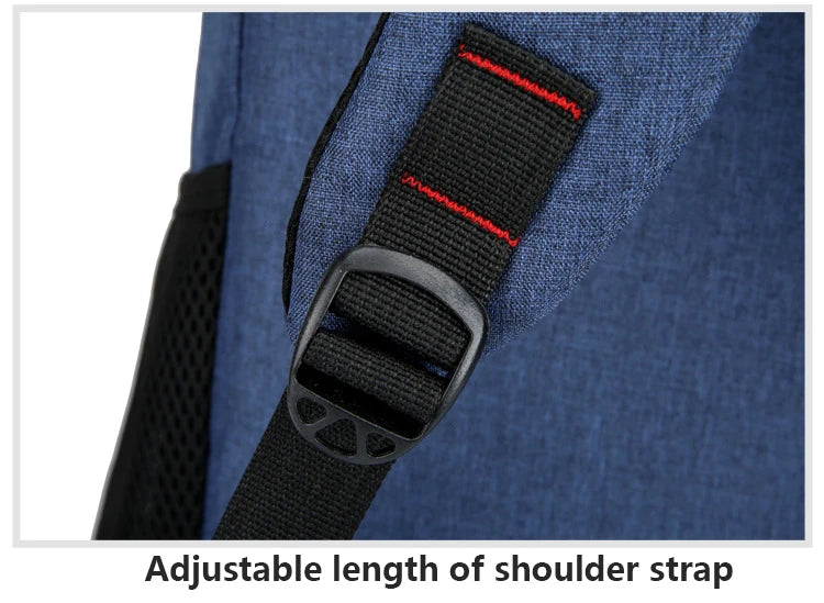 Classic Men Waterproof Backpack USB Charging Casual Travel Backpack Men Large Capacity Travel Laptop Backpack School Bag