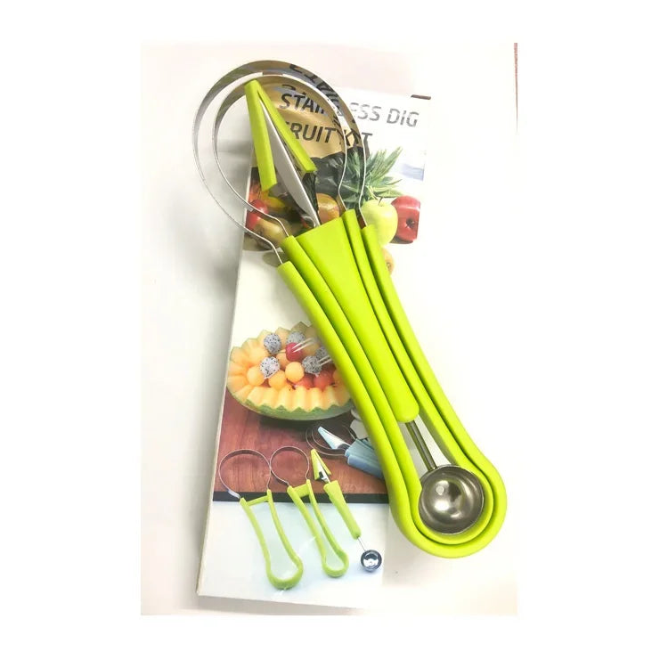 4-in-1 Watermelon Slicer & Fruit Carving Tool