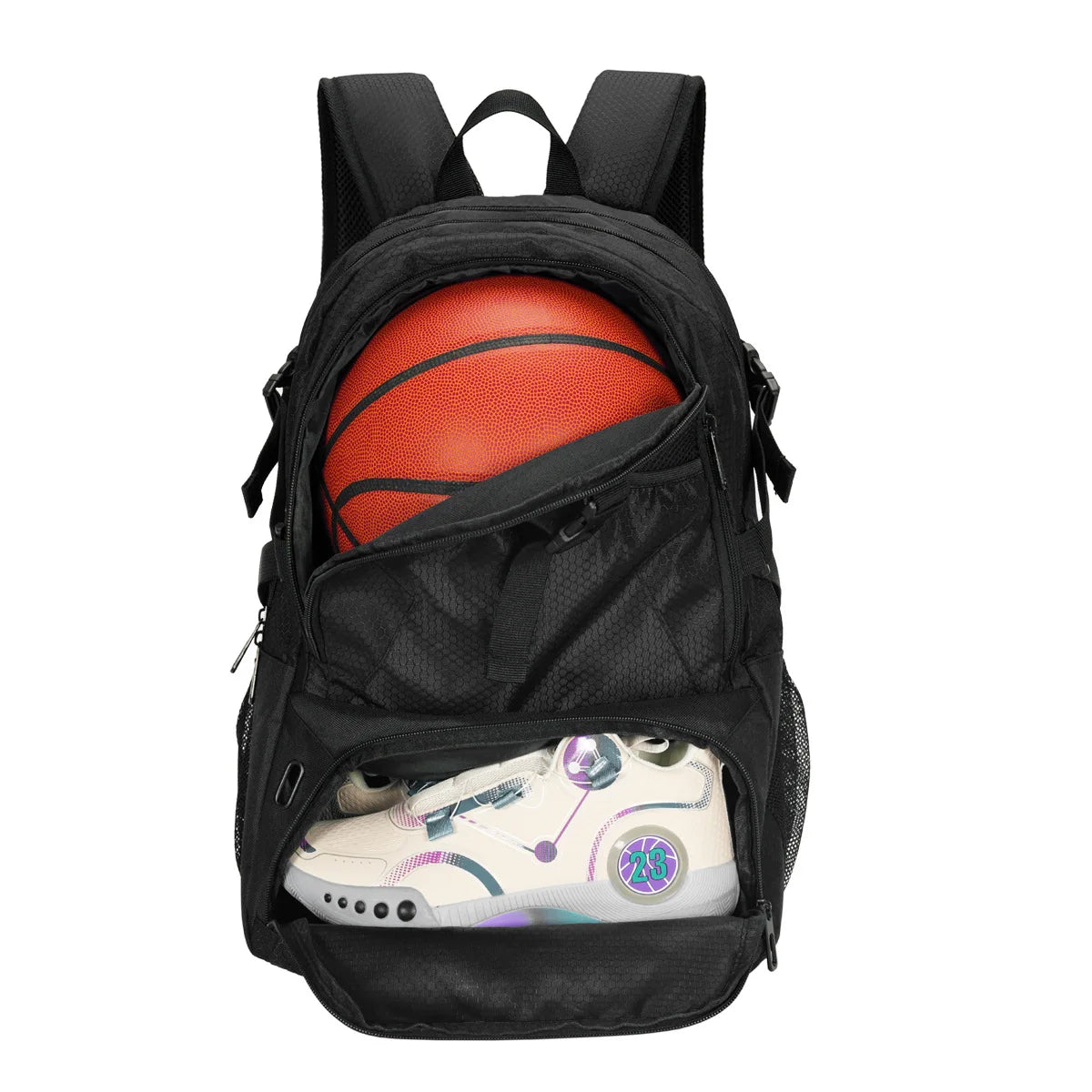 Large Sports Soccer Bag - Soccer Backpack & Bags for Basketball, Volleyball & Football with Separate Cleat and Shoes Compartment