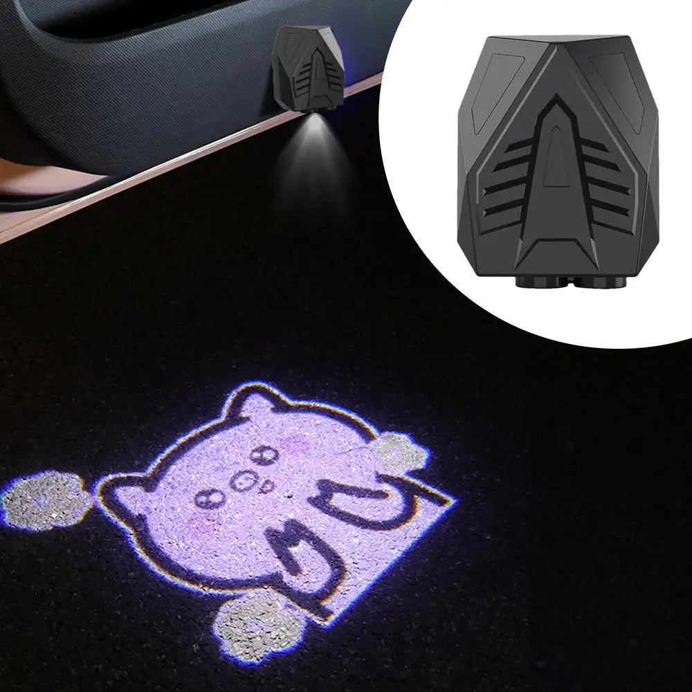 Animated 3D Car Door Welcome Light