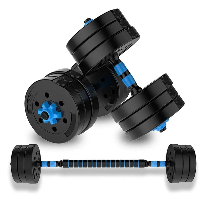 MIYAUP Rubberized Adjustable Dumbbells for Home Fitness