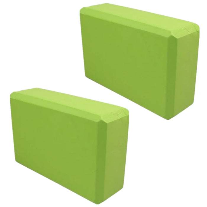 2PCS EVA Yoga Blocks – Foam Fitness Brick for Stretching, Yoga, and Body Shaping