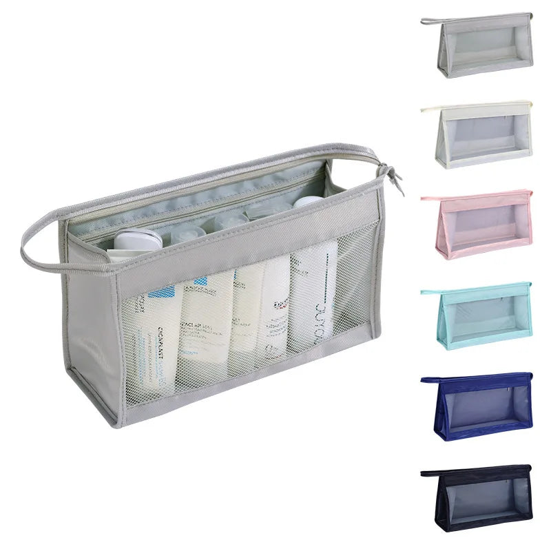 Large Capacity Mesh Makeup Bag