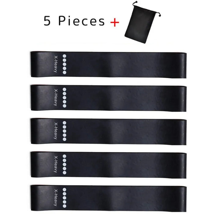 5Pcs/Set Yoga Resistance Bands – Elastic Bands for Pilates, Strength Training, and Workout