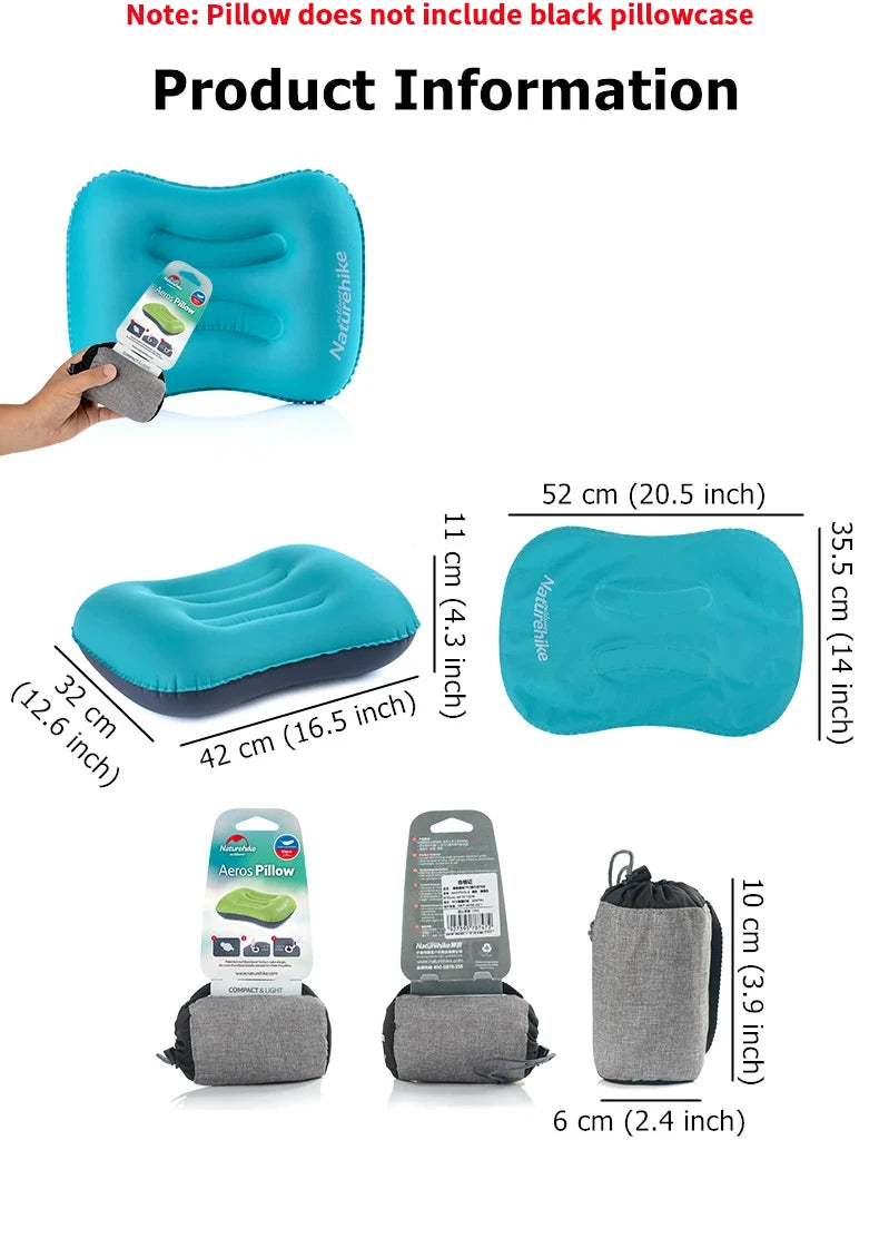 Portable Inflatable Travel Pillow