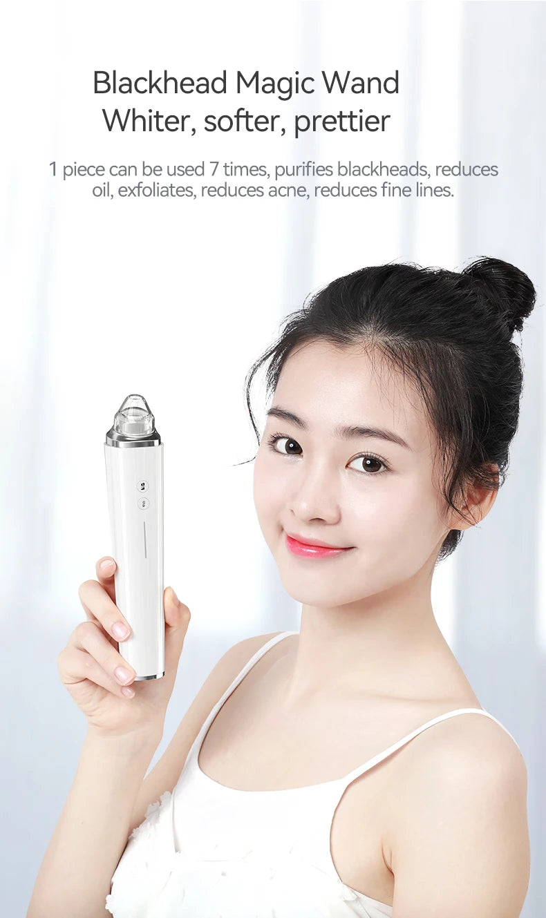 Vacuum Acne Cleaner Electric Blackhead Remover Black Head Removal Facial Deep Cleansing Pore Cleaner Machine Skin Care Tools